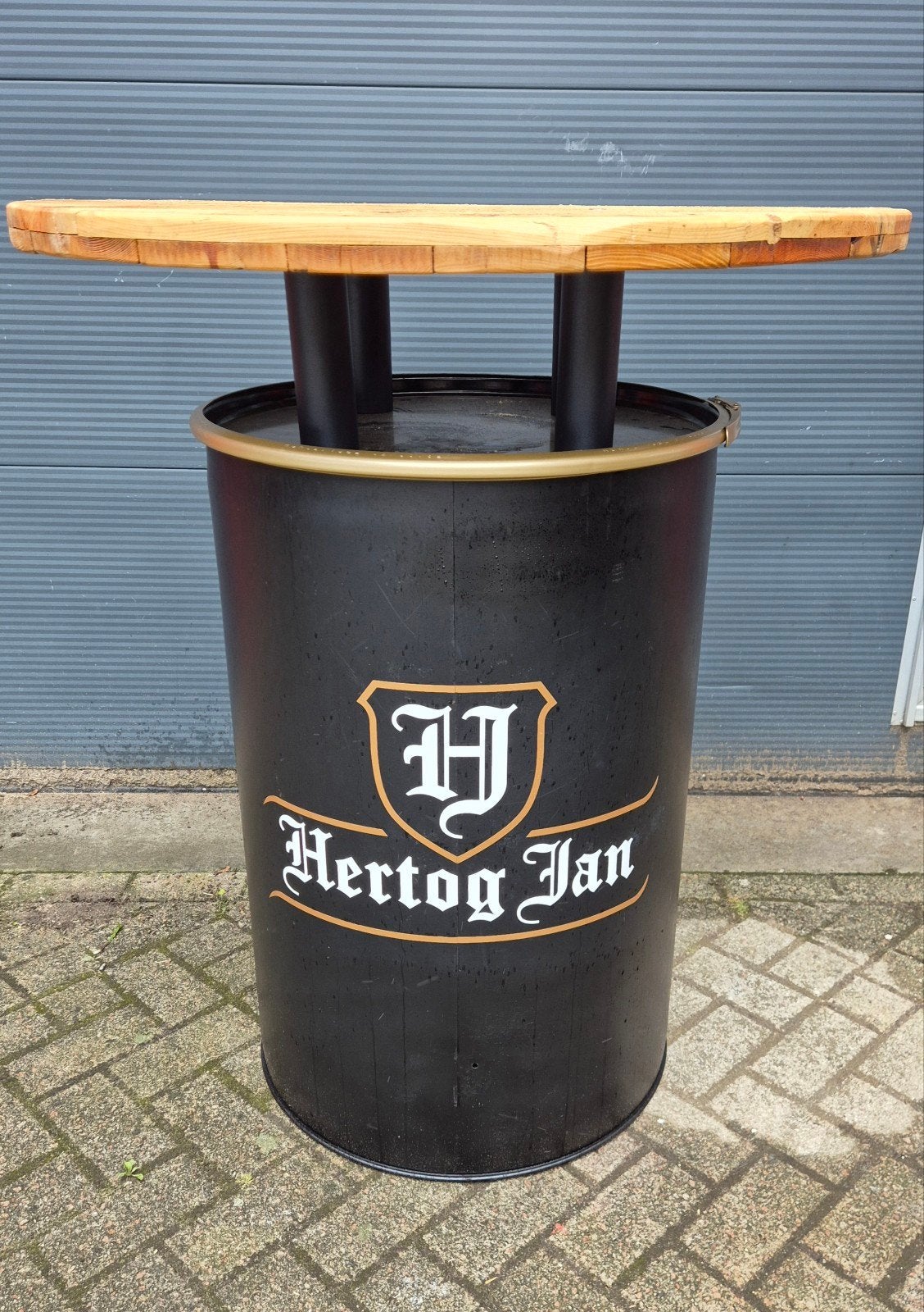 Statafel, mancave, biertafel,tuinmeubilair, terrastafel, Ophalen of Verzenden, Nieuw, Rond, Hout