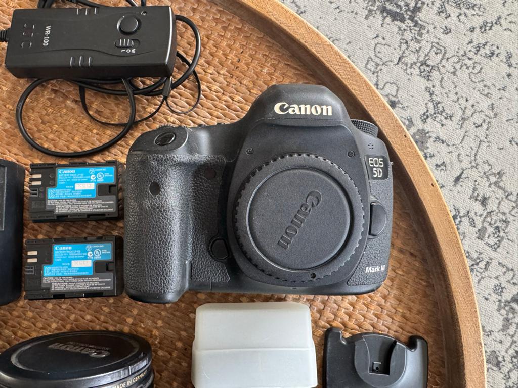 Canon 5D Mark III kit met lenzen, flitser en accessoires, Ophalen, Gebruikt, Spiegelreflex, Canon