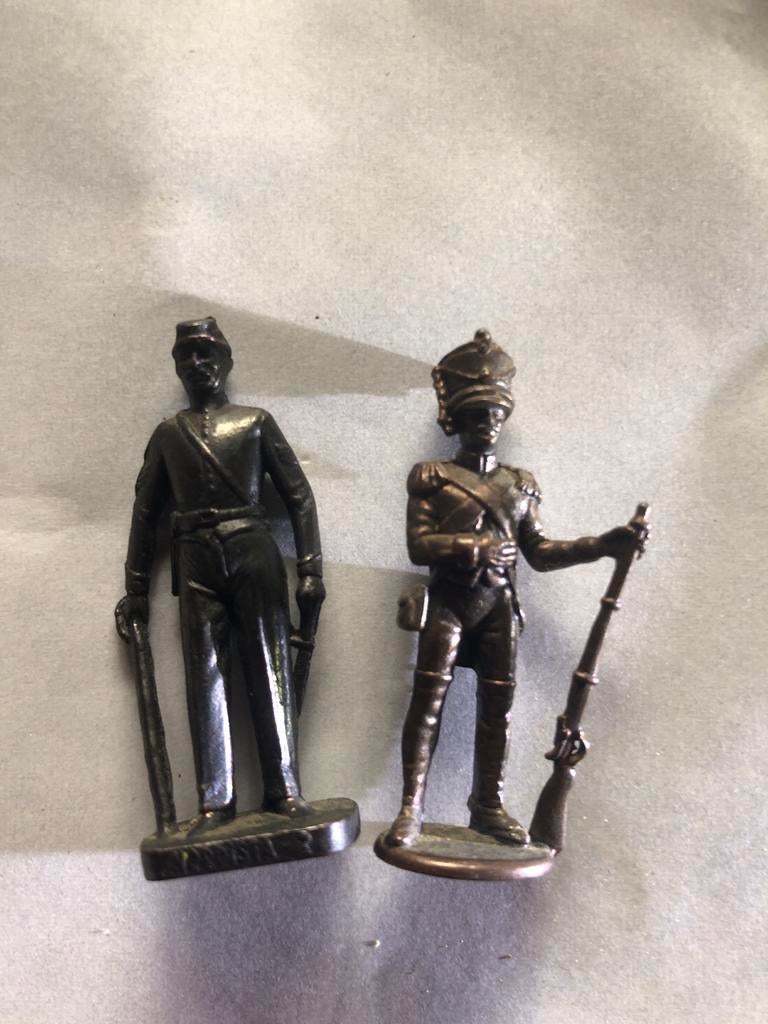 Vintage Loden Soldaatjes - Set van 2, Ophalen of Verzenden, Gebruikt