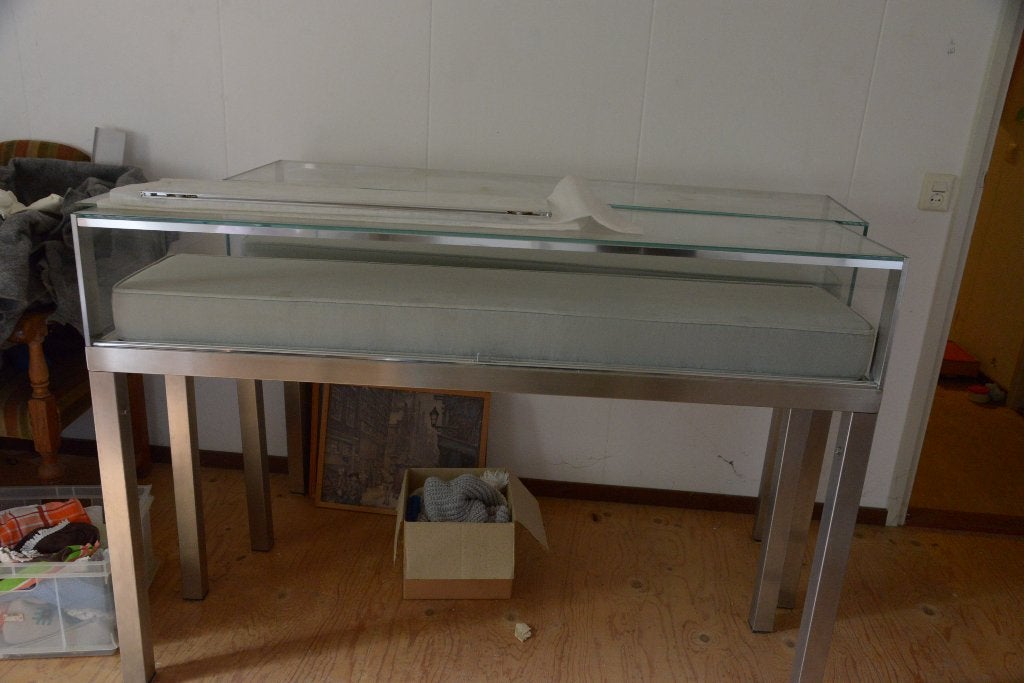 vitrine, Huis en Inrichting, Ophalen, Gebruikt, 100 tot 150 cm, 100 tot 150 cm