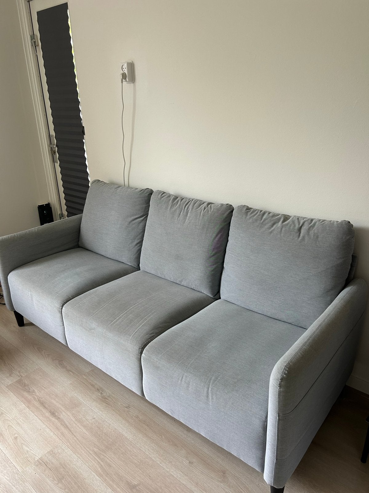 IKEA Angersby 3-zitsbank grijs, Huis en Inrichting, Banken | Bankstellen, Ophalen, Gebruikt, 150 tot 200 cm, Driepersoons