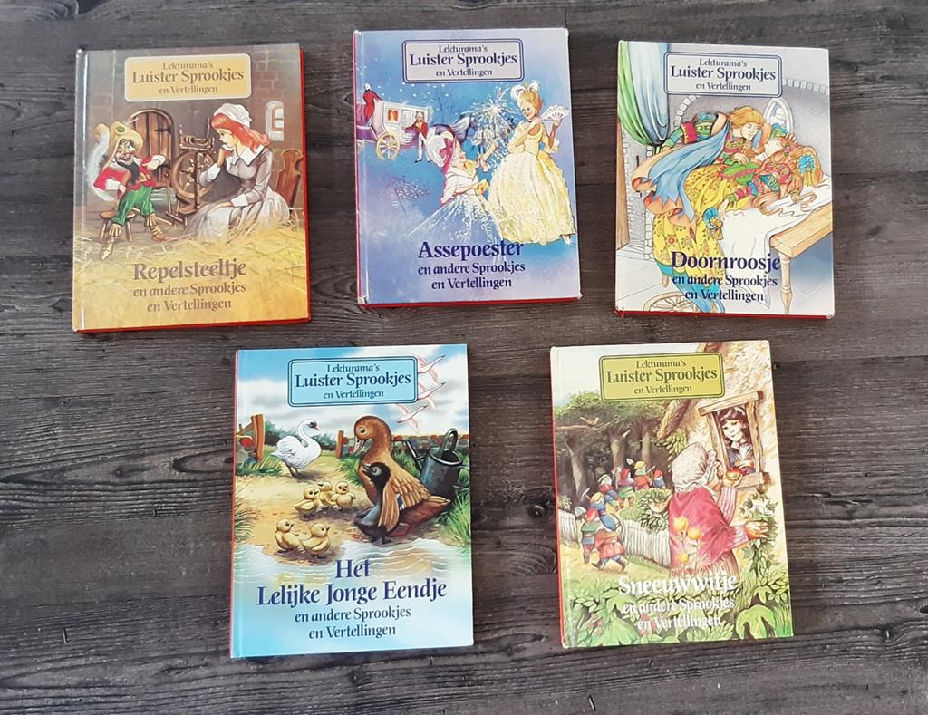 Set van 5 Lekturama Luister Sprookjes en Vertellingen, Boeken, Ophalen of Verzenden