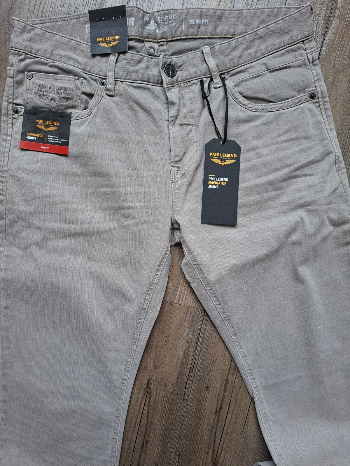 PME LEGEND Navigator slimfit jeans W34 L32 3 voor €149,95, Nieuw, Ophalen of Verzenden, W33 - W34 (confectie 48/50), Grijs
