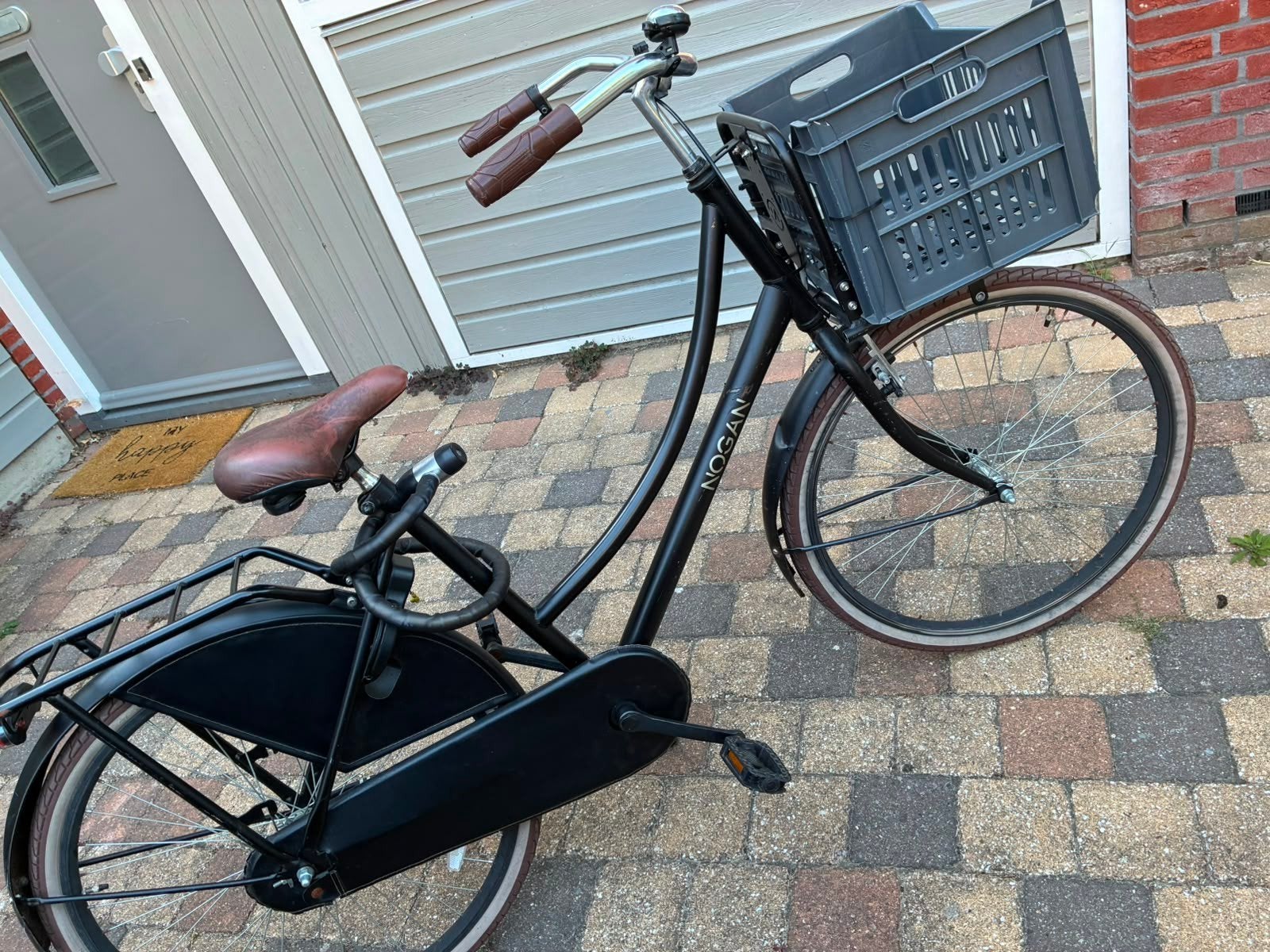 Nogan Damesfiets met voordrager en mand, Fietsen en Brommers, Overige merken, Velgrem, Ophalen of Verzenden, 53 tot 56 cm