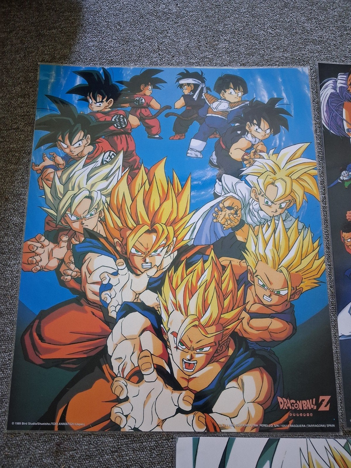 Dragon Ball Z Posters - Set van 3, Ophalen, A1 t/m A3, Film en Tv, Rechthoekig Staand