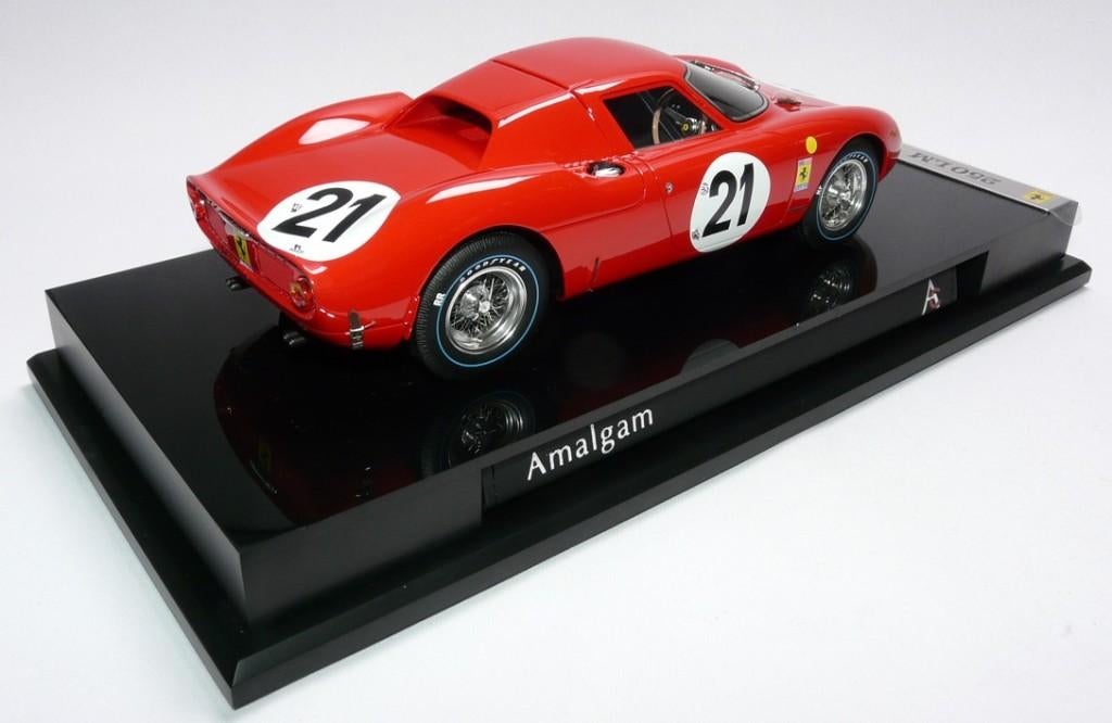 Ferrari 250 LM #21 LeMans 1965 Rood 1:18 van Amalgam, Ophalen of Verzenden, Nieuw, Auto, Overige merken