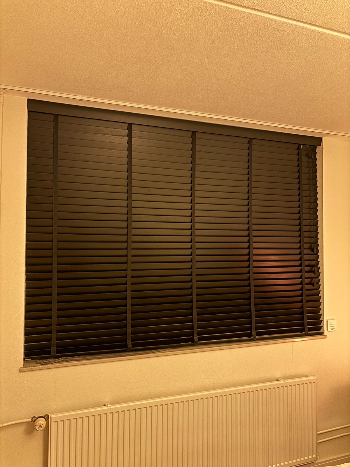 Houten Jalozieën - 3 stuks - raambekleding, Ophalen, Zo goed als nieuw, Jaloezie