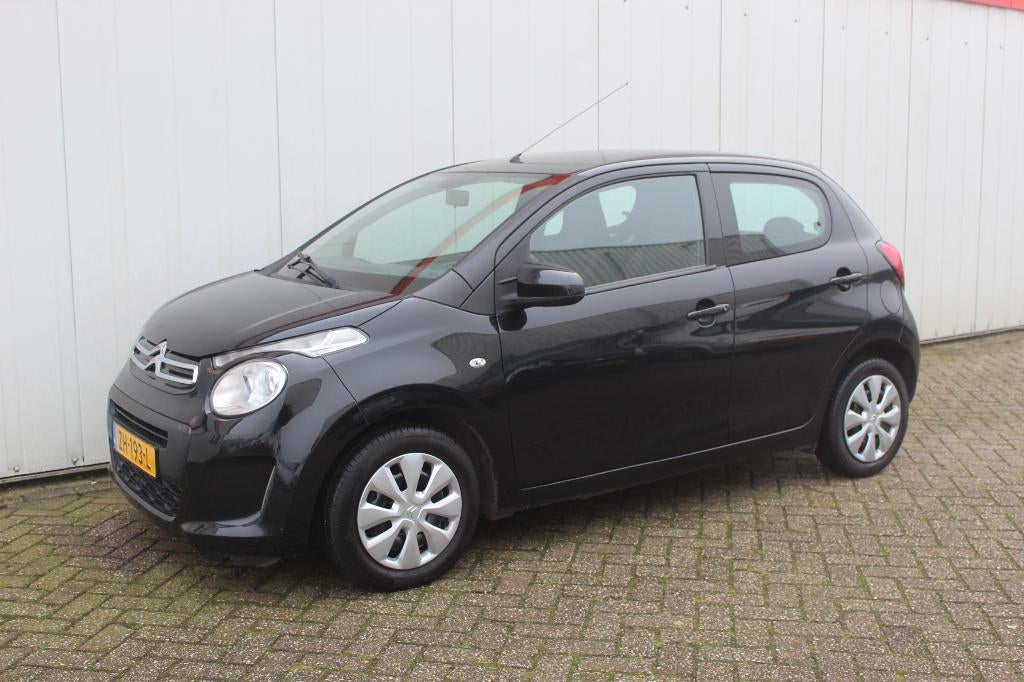 Citroen C1 1.0 VTi 72PK S&S 5-DEURS ZEER MOOI ! !, Auto's, Voorwielaandrijving, Stof, Zwart, C1