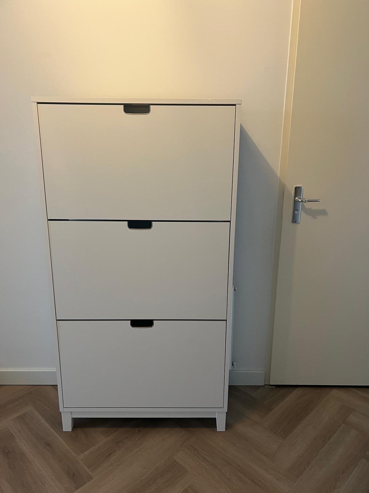 IKEA STÄLL Schoenenkast wit, 3 vakken, Huis en Inrichting, Ophalen, Gebruikt