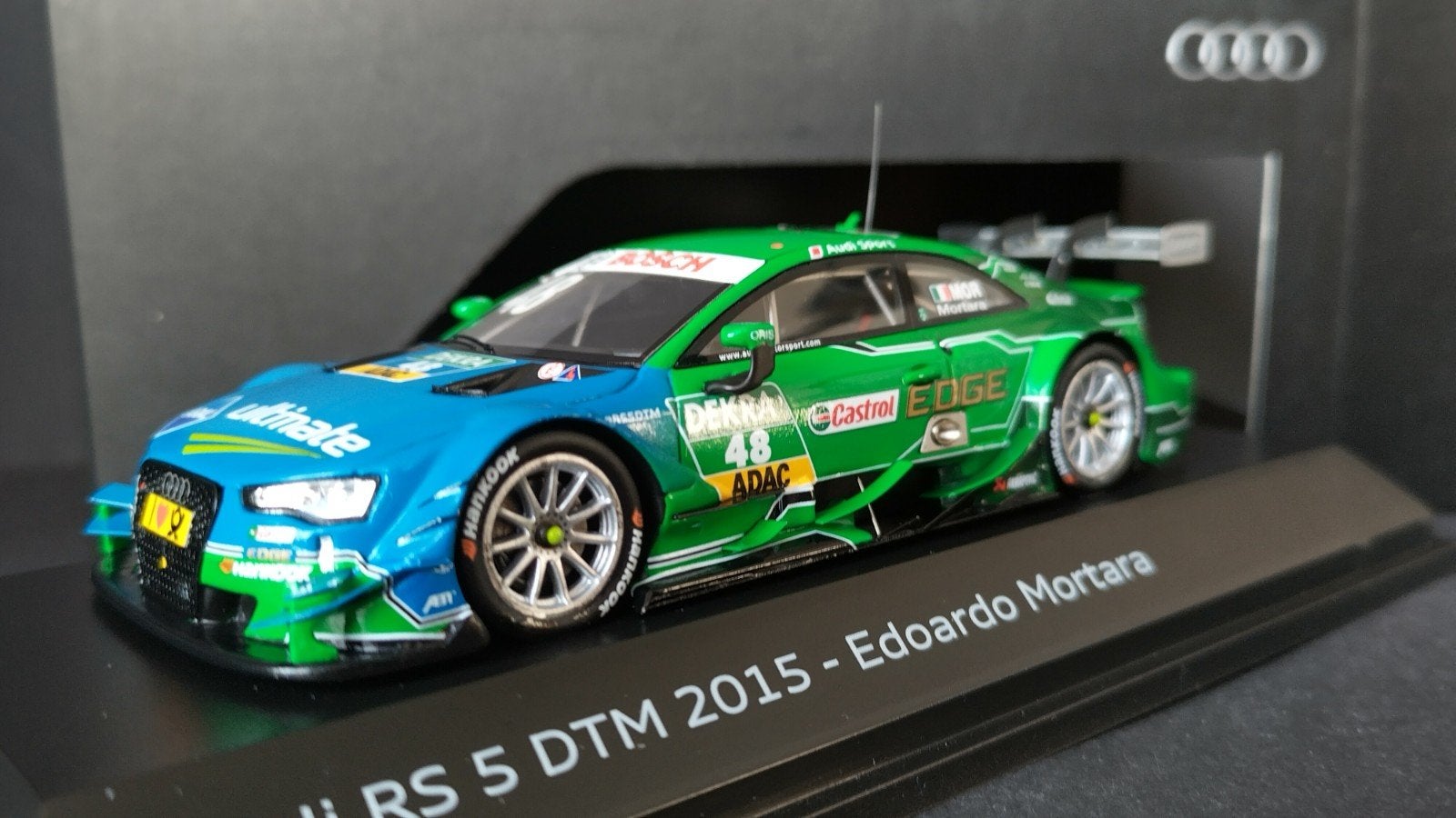 Audi RS5 DTM 2015 Mortaro 1;43 Audi Sport Spark Pol, Overige merken, Auto, Verzenden, .