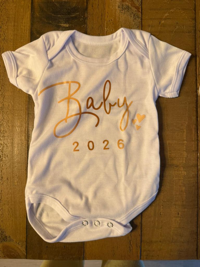 Zwangerschaps aankondiging - pregnancy announcement 2026, Kinderen en Baby's, Ophalen of Verzenden, Zo goed als nieuw