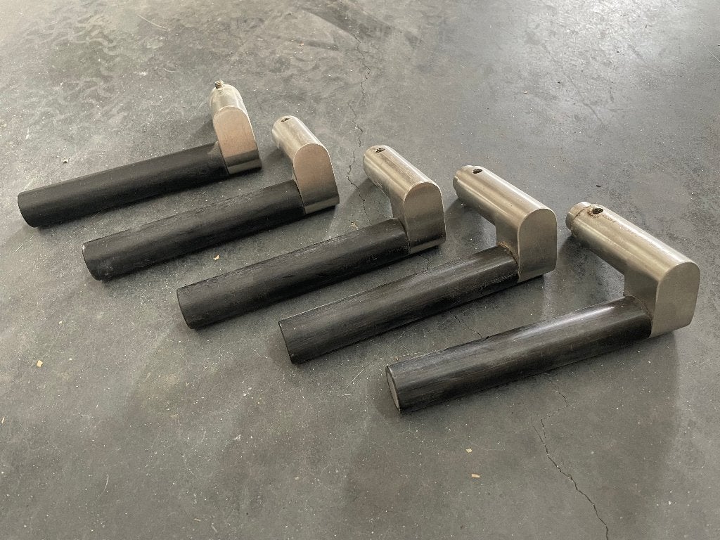 5 stuks raamhendel rvs en zwart kunststof merk Intersteel, Doe-het-zelf en Verbouw, Hang- en Sluitwerk, Ophalen of Verzenden, Zo goed als nieuw