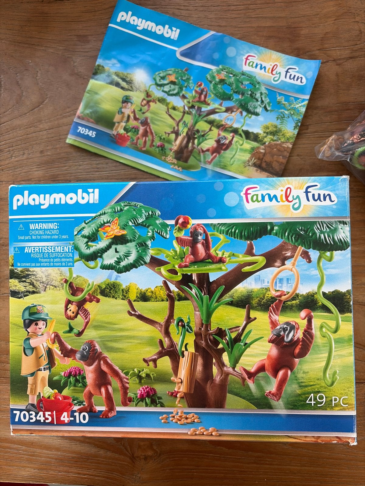 Compleet Playmobil Family Fun 70345 Apenboom met verzorger, Complete set, Overige typen, Zo goed als nieuw, Family fun