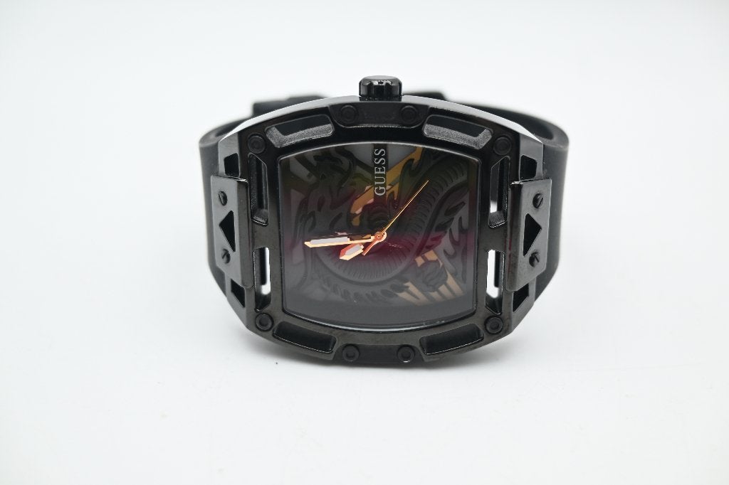 Guess Analoog Horloge Legend, Gebruikt, Zwart, -, Ophalen of Verzenden
