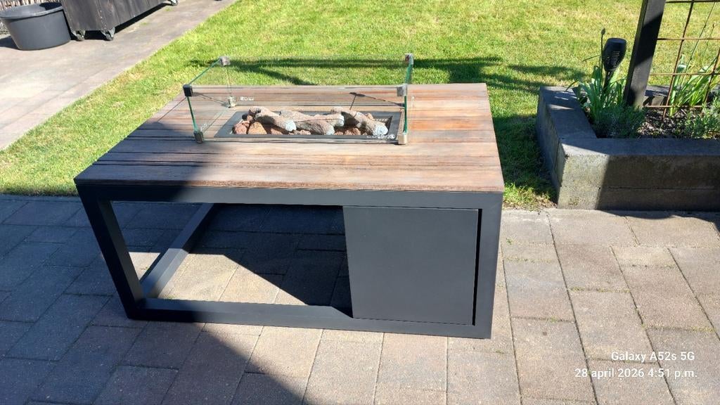 Cosiraw lounge vuurtafel 120/80/55., Ophalen