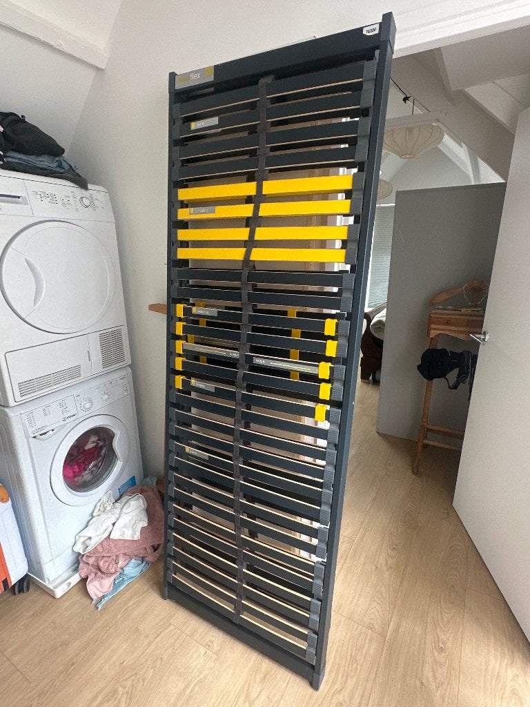 Bossflex 400 lattenbodem 140x200 (2x 70cm), Ophalen, Gebruikt, Bedbodem, 200 cm
