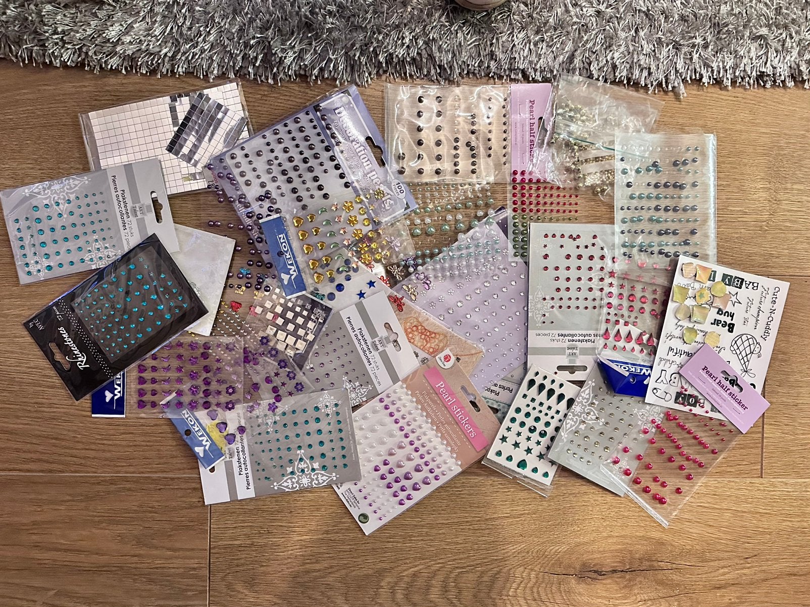 Steentjes voor kaarten maken, Ophalen of Verzenden, Gebruikt