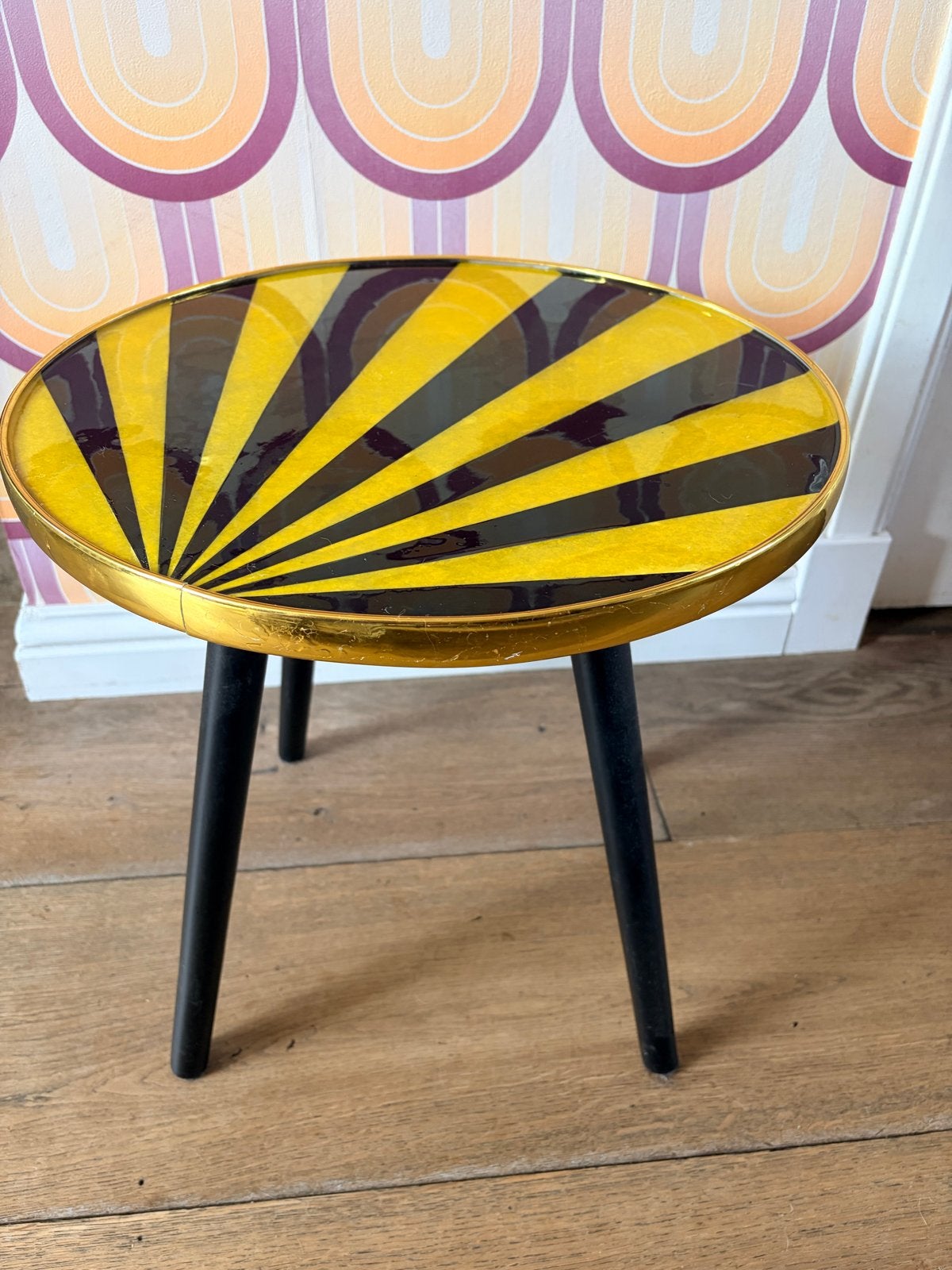 Retro Mid-Century Bijzettafel / Plantentafel, Ophalen of Verzenden