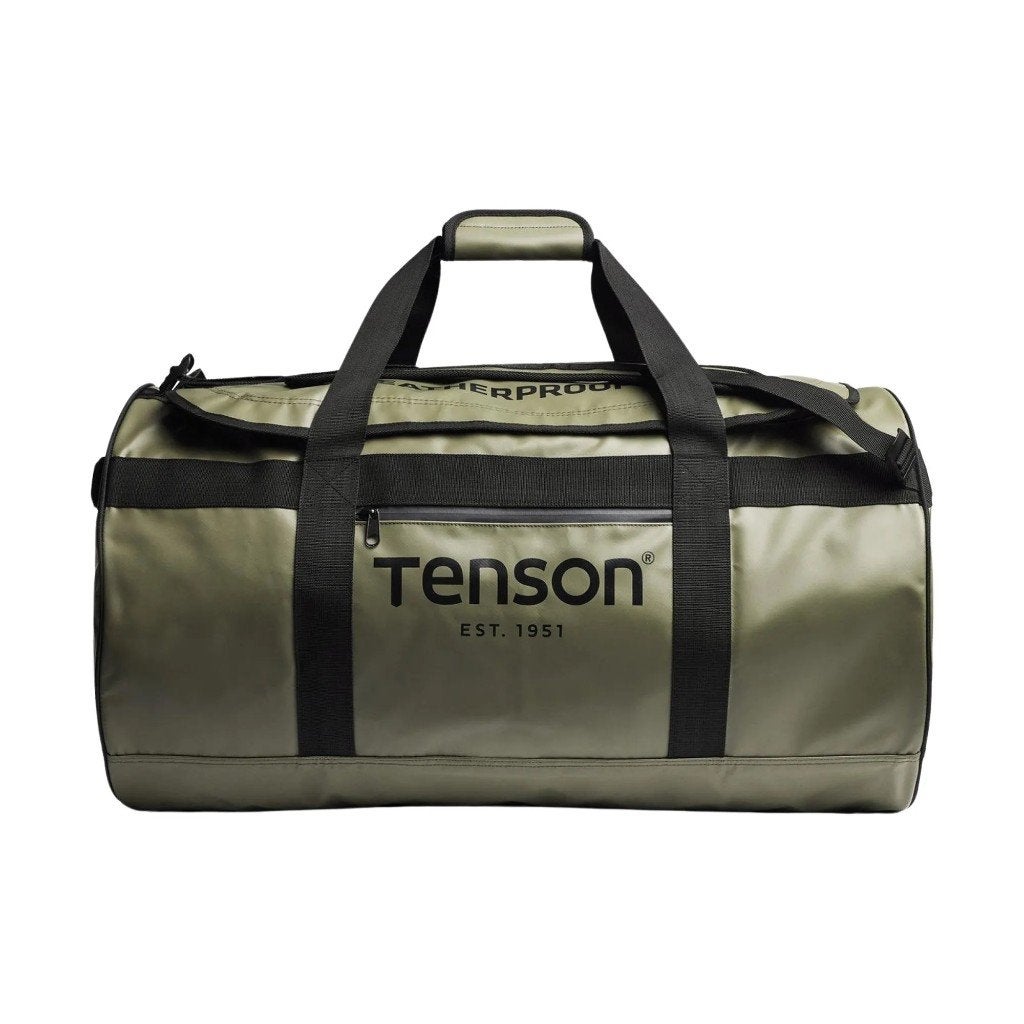 Stevige waterproof duffel 90 liter en vliegtuighoes, 30 cm of meer, Ophalen of Verzenden, Zo goed als nieuw, 60 tot 80 cm