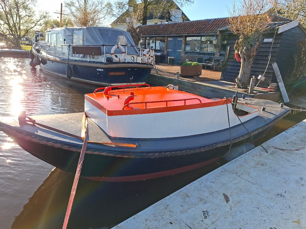 opduwer werkvlet sleepboot vlet rib praam, Watersport en Boten, Motorboten en Motorjachten, Staal, Gebruikt, Diesel, Overige typen