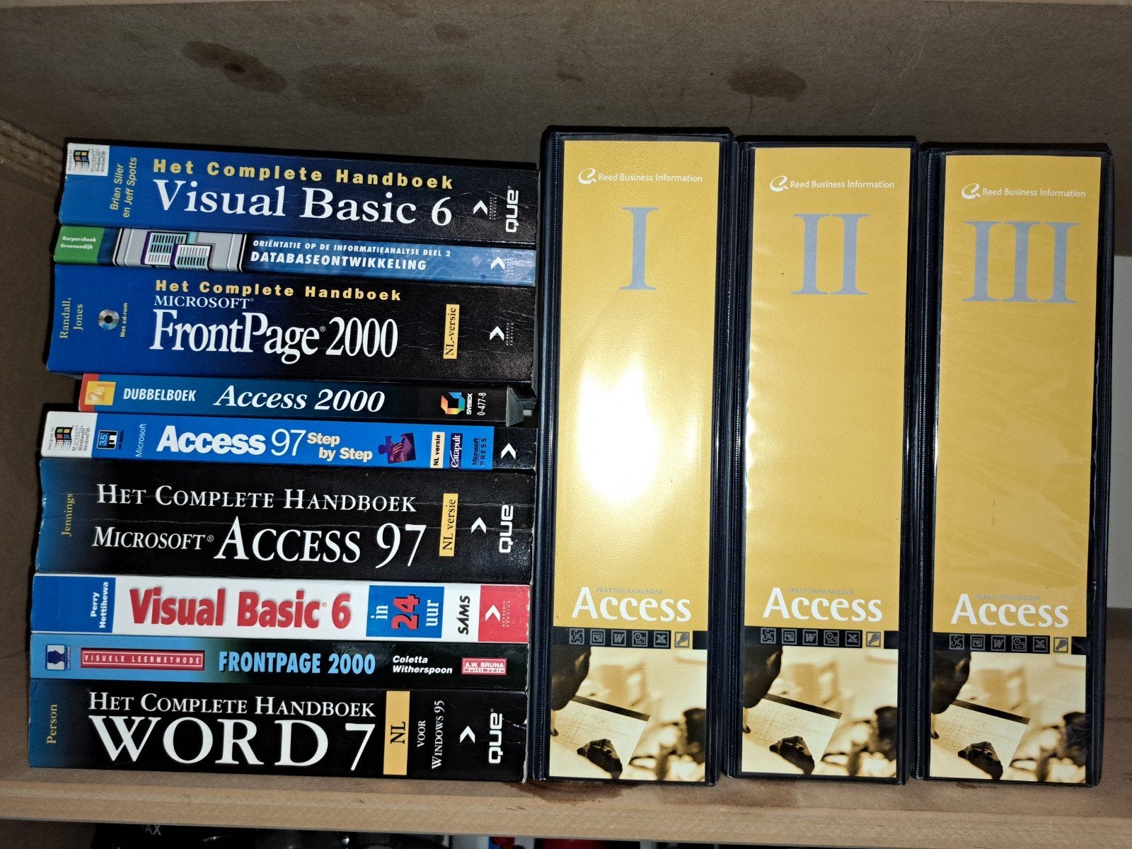 Div Microsoft Handboeken: Visual Basic, Access, FrontPage, Ophalen, Gelezen, Software, Diverse auteurs