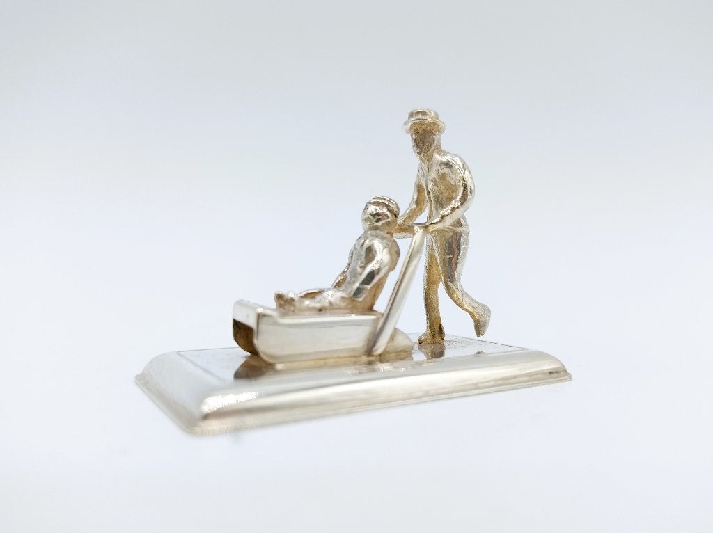 Zilveren miniatuur, H. Looren - de Jong, Schoonhoven, Verzenden, Zilver