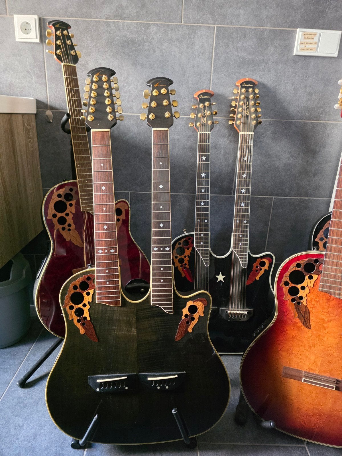 Ovation Celebrity Doubleneck CSE225 2010, Ophalen of Verzenden, Gebruikt, Western- of Steelstringgitaar, Met (piezo-)element