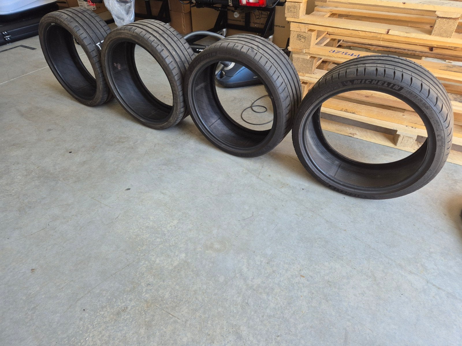 4x goeie Michellin Pilot sport 4S (235x35x19) voor de zomer, Ophalen of Verzenden, Gebruikt, BMW