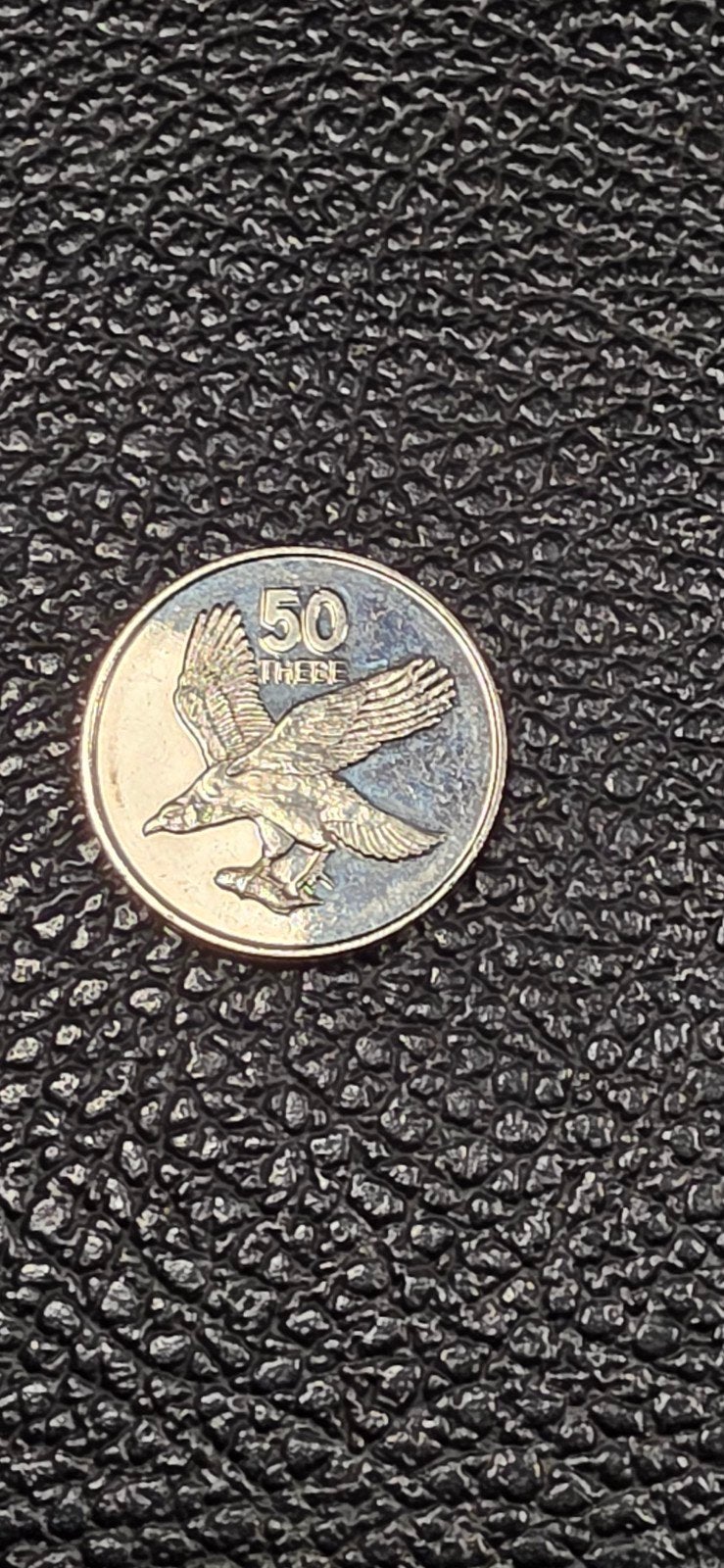 1#     Botswana 50 thebe 1998, Postzegels en Munten, Munten | Afrika, Ophalen of Verzenden, Overige landen