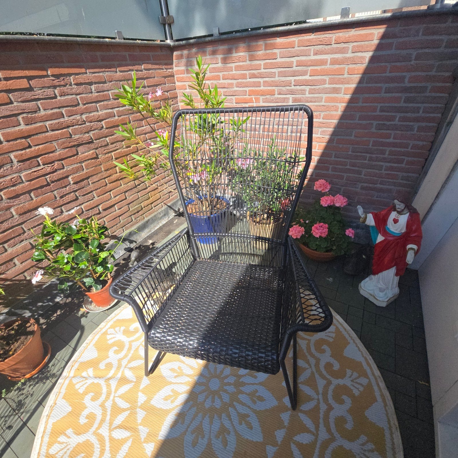 2x TALLSKÄR tuinstoel IKEA  in prima conditie  75€ p.st, Ophalen, Gebruikt, Kunststof