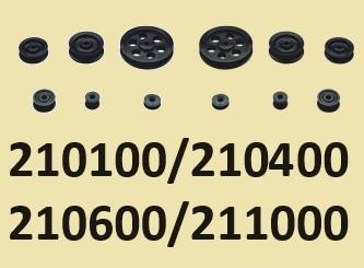 Nylon touwschijven van Ø22,1 mm tm Ø54 mm Prijs v.a. € 1,20, Ophalen of Verzenden, Nieuw, Lijn of Blok