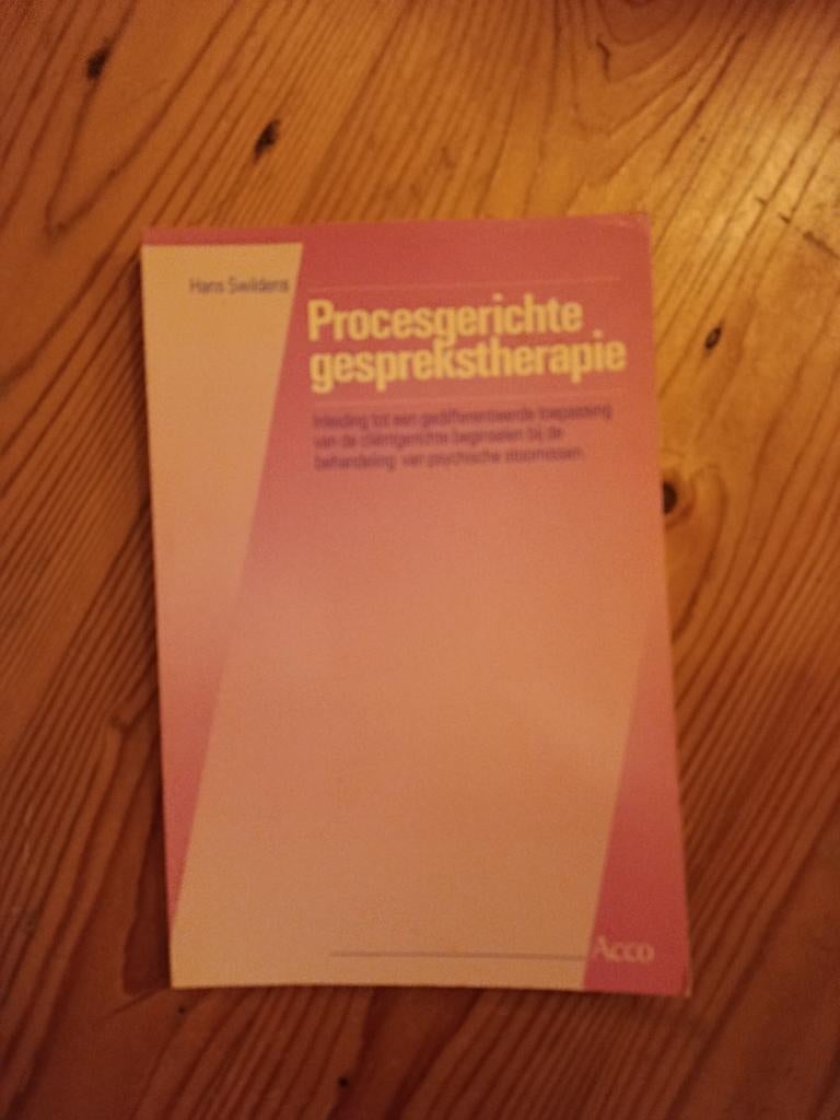 Procesgerichte gesprekstherapie - Hans Swildens, Boeken, Gelezen, Hans Swildens, Gamma, HBO