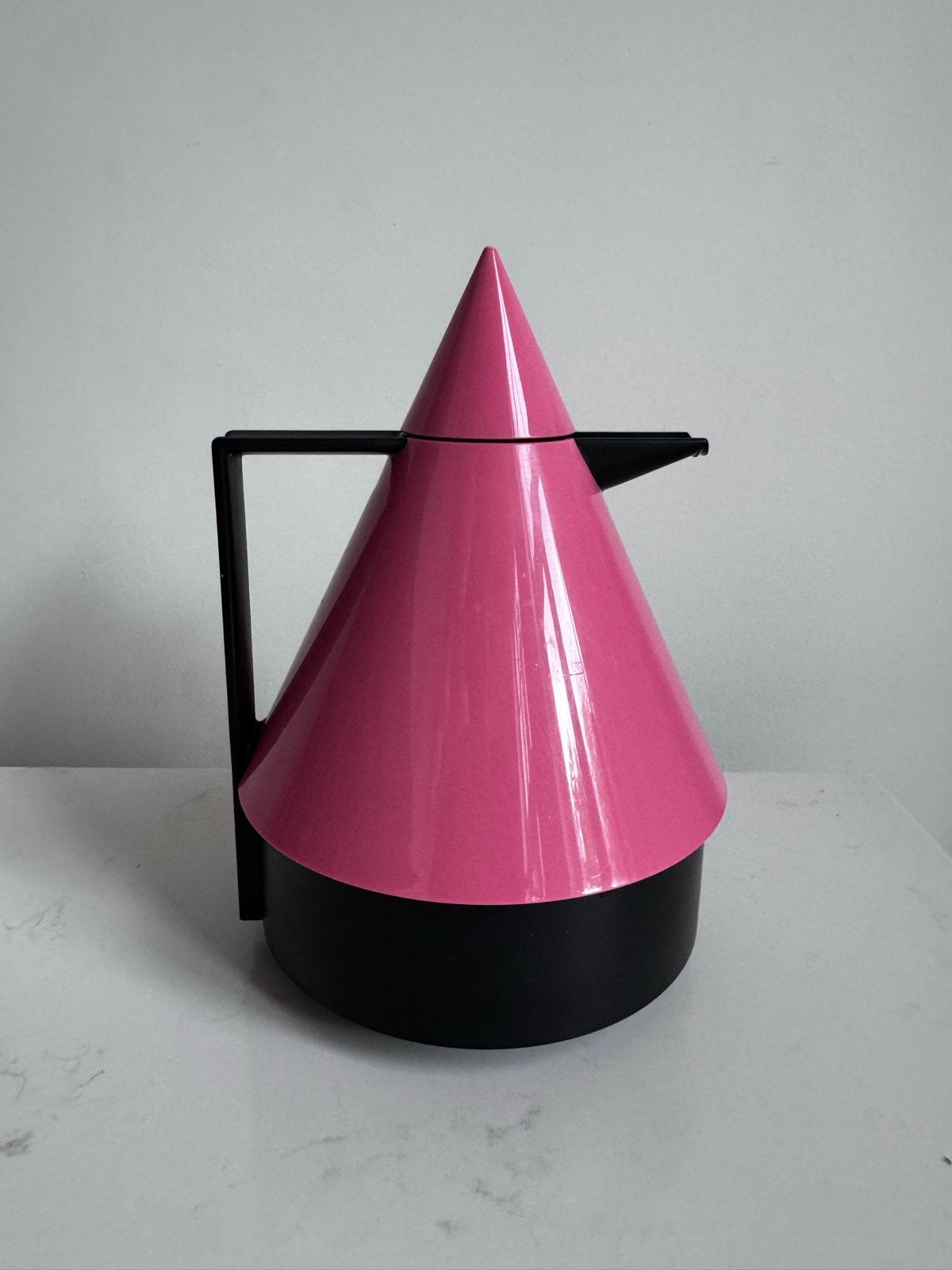 EMSA Rio Thermoskan - Vintage Roze/Zwart, Theepot/fluitketel, Gebruikt, Kunststof, Ophalen of Verzenden