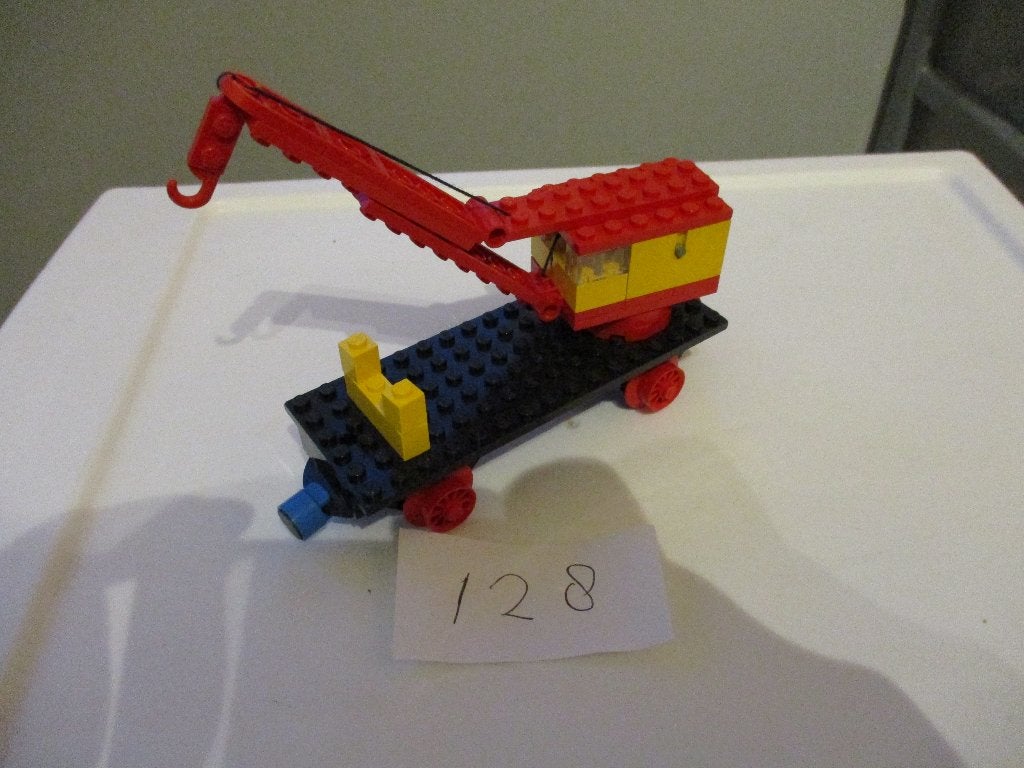 lego Set 128 Mobiele kraan (treinbasis), Ophalen of Verzenden, Gebruikt, Complete set, Lego