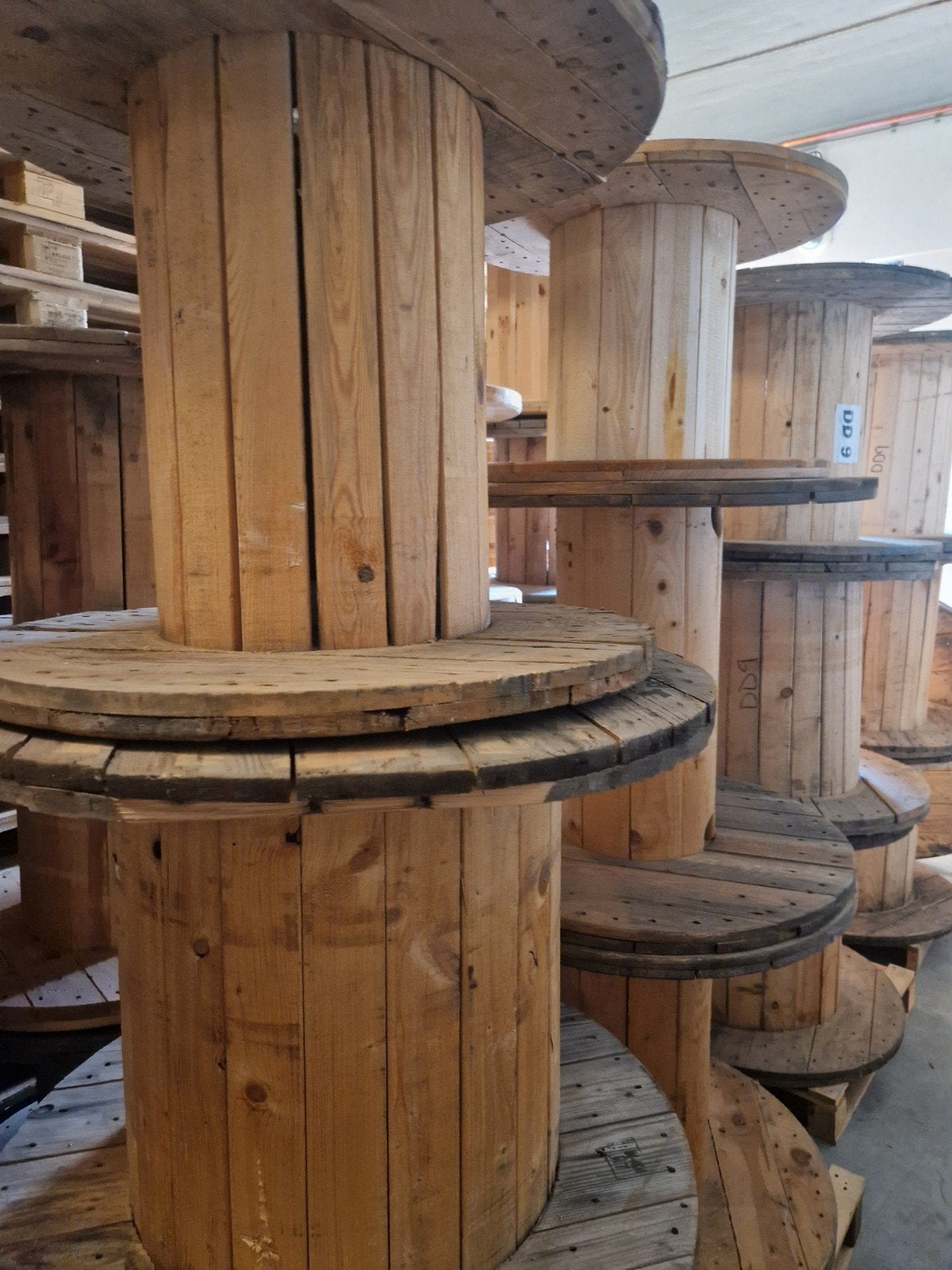 Houten haspels en haspelbladen, Ophalen, Nieuw
