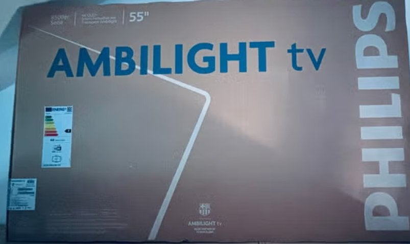 Nieuwe Philips 55 inch 4K QLED Smart TV, Ophalen, Philips, QLED, Nieuw