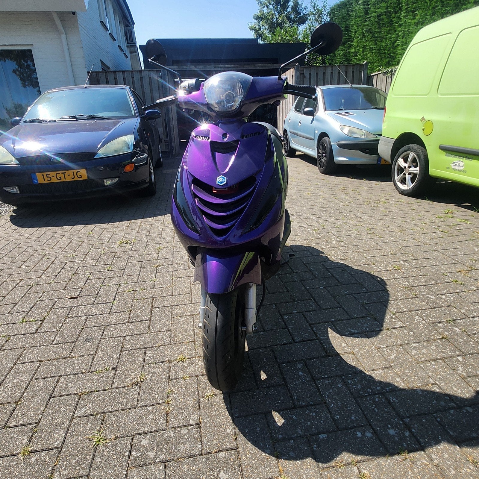 Piaggio Zip 2000 - Paars, Malossi injectie, Zip, Ophalen of Verzenden, Benzine