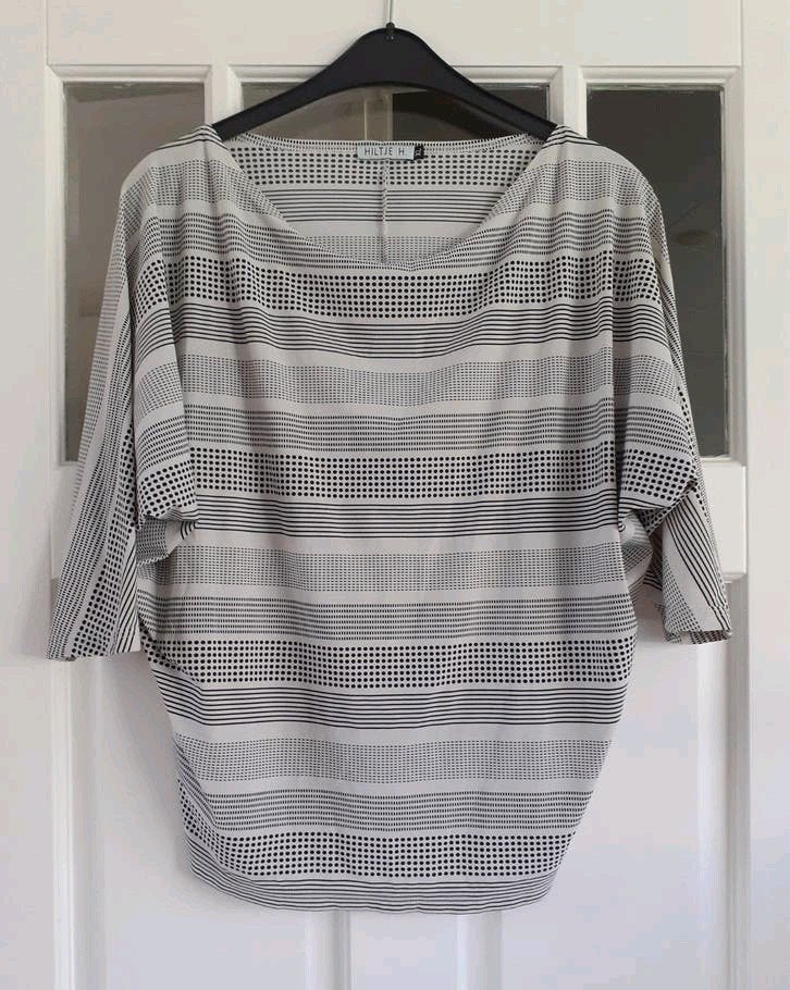 Hiltje H. top blouse van travelstof maat XL, Overige kleuren, Maat 42/44 (L), Ophalen of Verzenden, Zo goed als nieuw