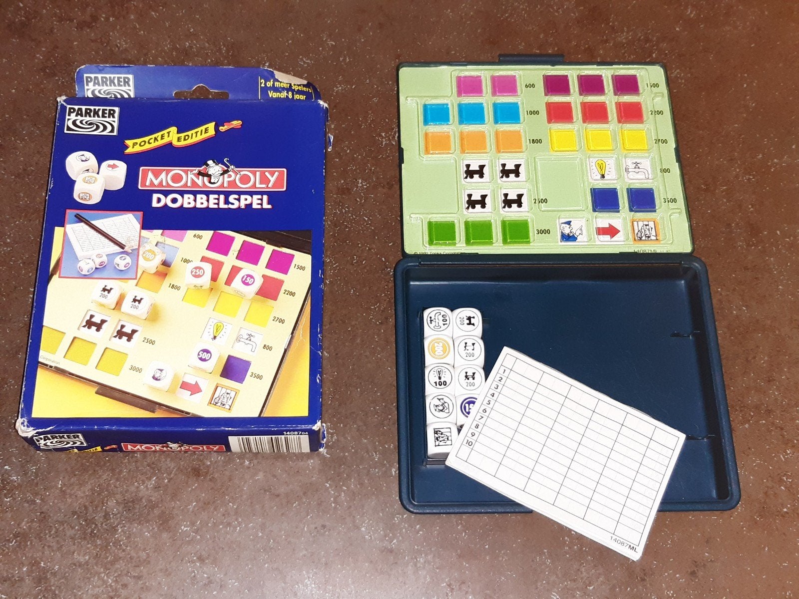 Monopoly dobbelspel 1992 Parker uitmuntende staat, Ophalen of Verzenden