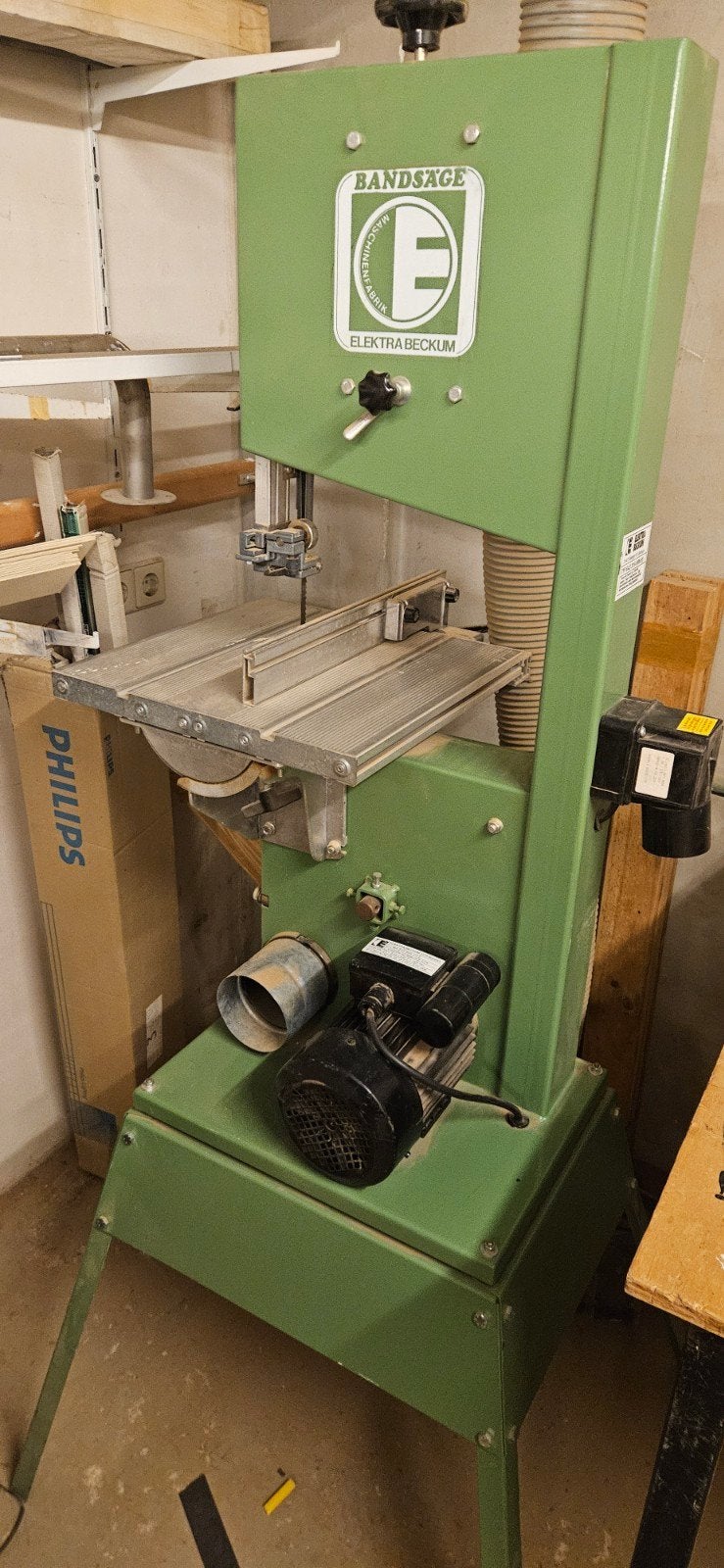 Elektra Beckum Bandsage BAS 315/4 WN 55 Lintzaag, Ophalen, Elektra Beckum, Gebruikt, 70 mm of meer