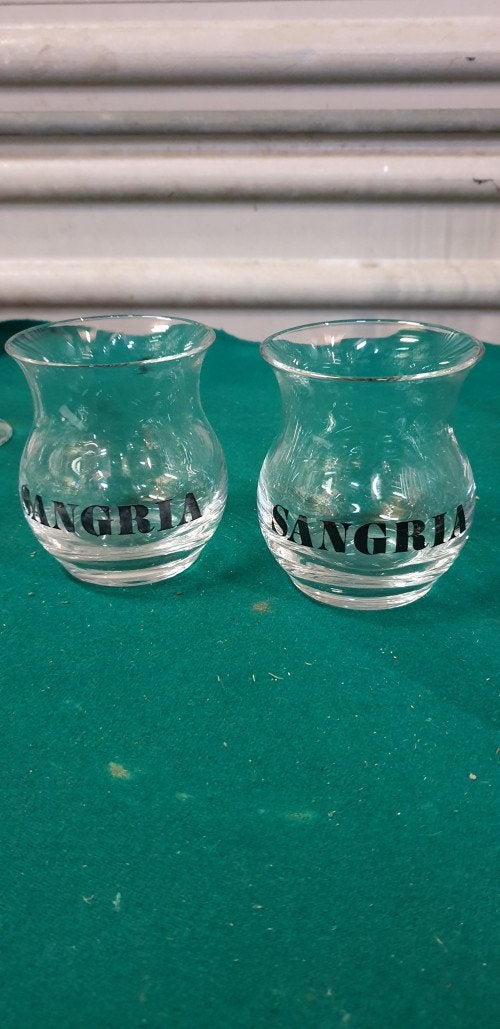 sangria glazen 2 stuks, Ophalen of Verzenden, 'T Olde Gre-j, Info@toldegrej.nl, Endepoelstraat 20f Didam