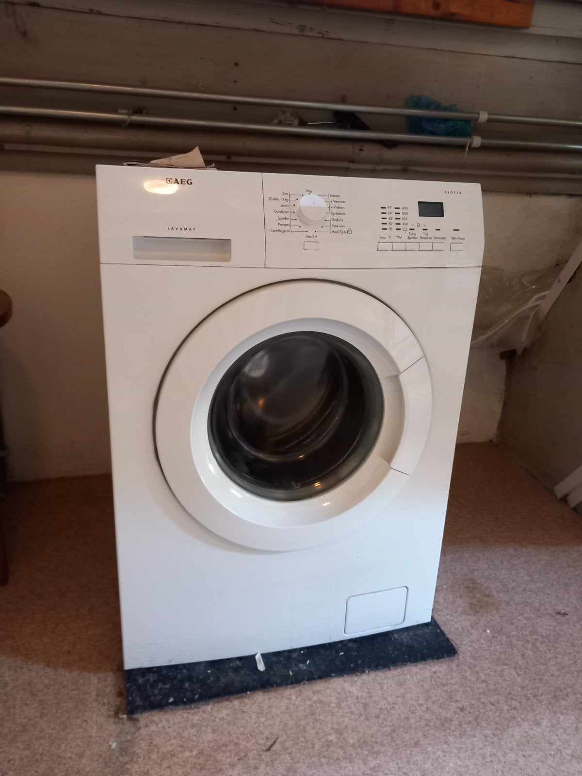 AEG Lavamat wasmachine - Gebruikt, maar werkt goed, Witgoed en Apparatuur, Ophalen, Gebruikt, Voorlader, Kort programma