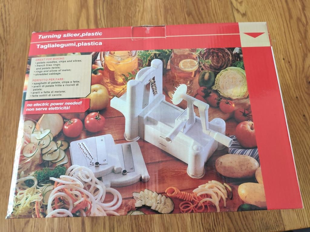 Spiraalsnijder voor groenten en fruit - Nieuw in doos, Ophalen