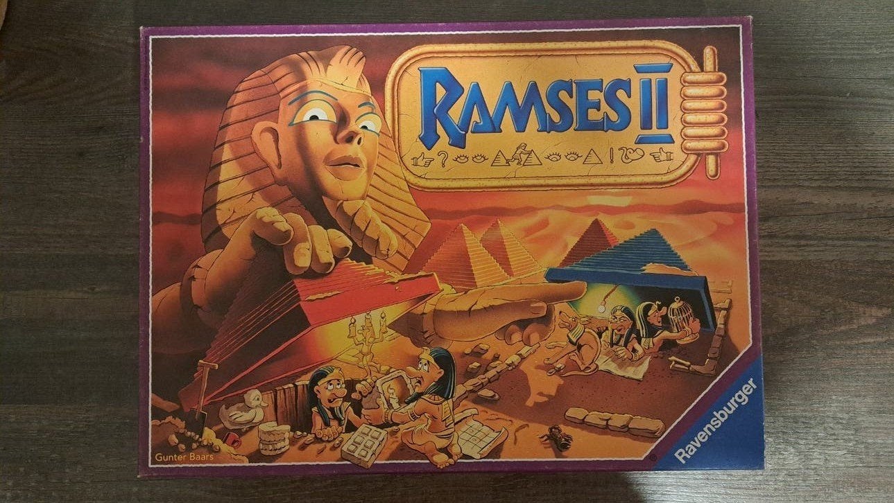 Ramses II bordspel van Ravensburger, Hobby en Vrije tijd, Gezelschapsspellen | Bordspellen, Drie of vier spelers, Ophalen of Verzenden