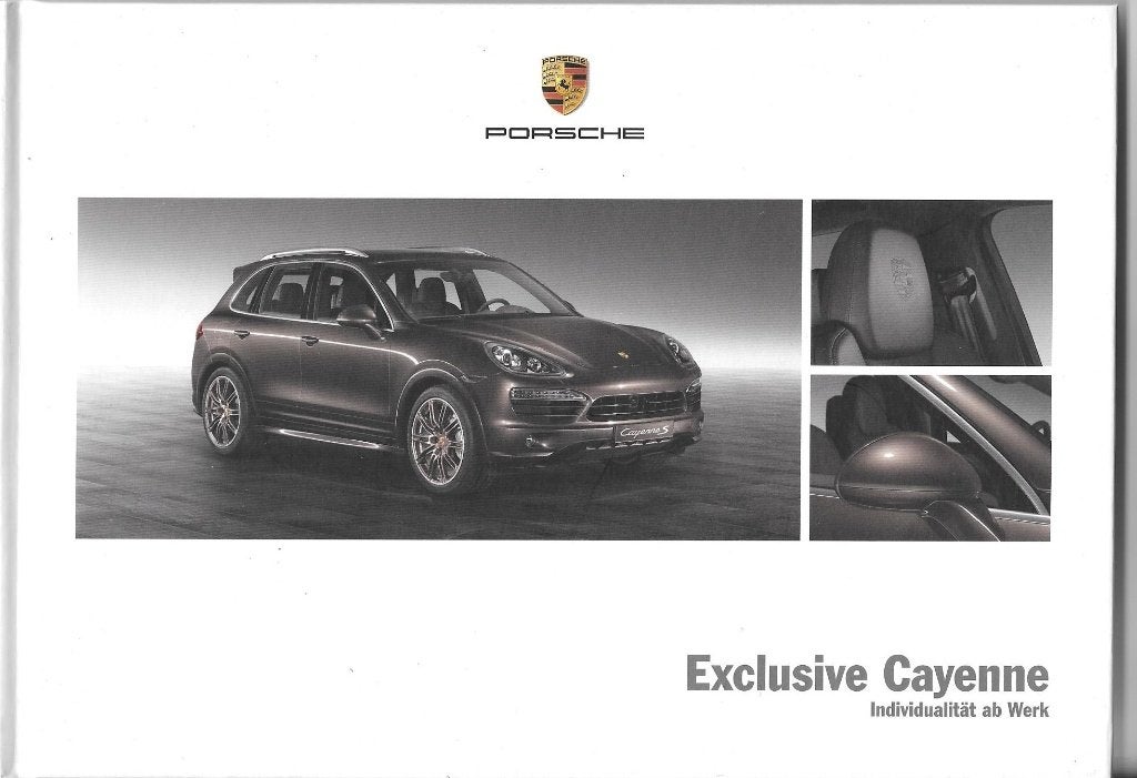PORSCHE CAYENNE EXCLUSIVE, Ophalen of Verzenden, Zo goed als nieuw, Porsche