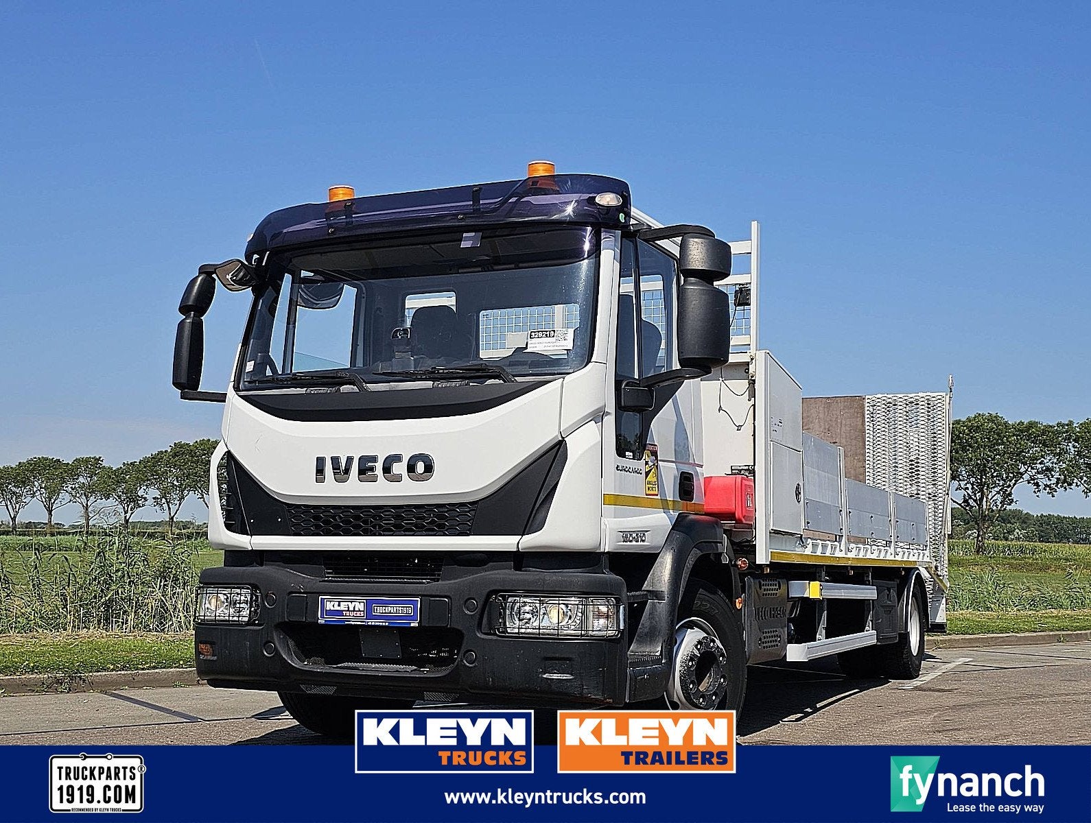 IVECO 160E21 EUROCARGO machine transport, Automaat, Euro 6, Iveco, Wit