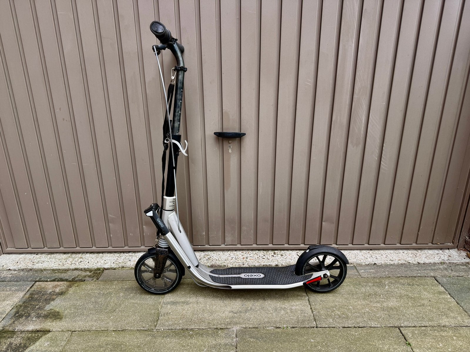 Oxelo Town 9 volwassen step – grote wielen – vering, Ophalen, Gebruikt, Gewone step