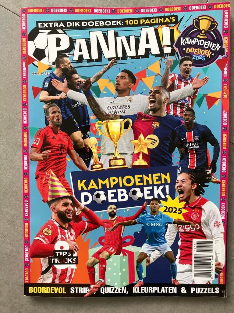 Panna Kampioenen Doeboek 2025 - Voetbal Plezier, Ophalen, Nieuw, Balsport