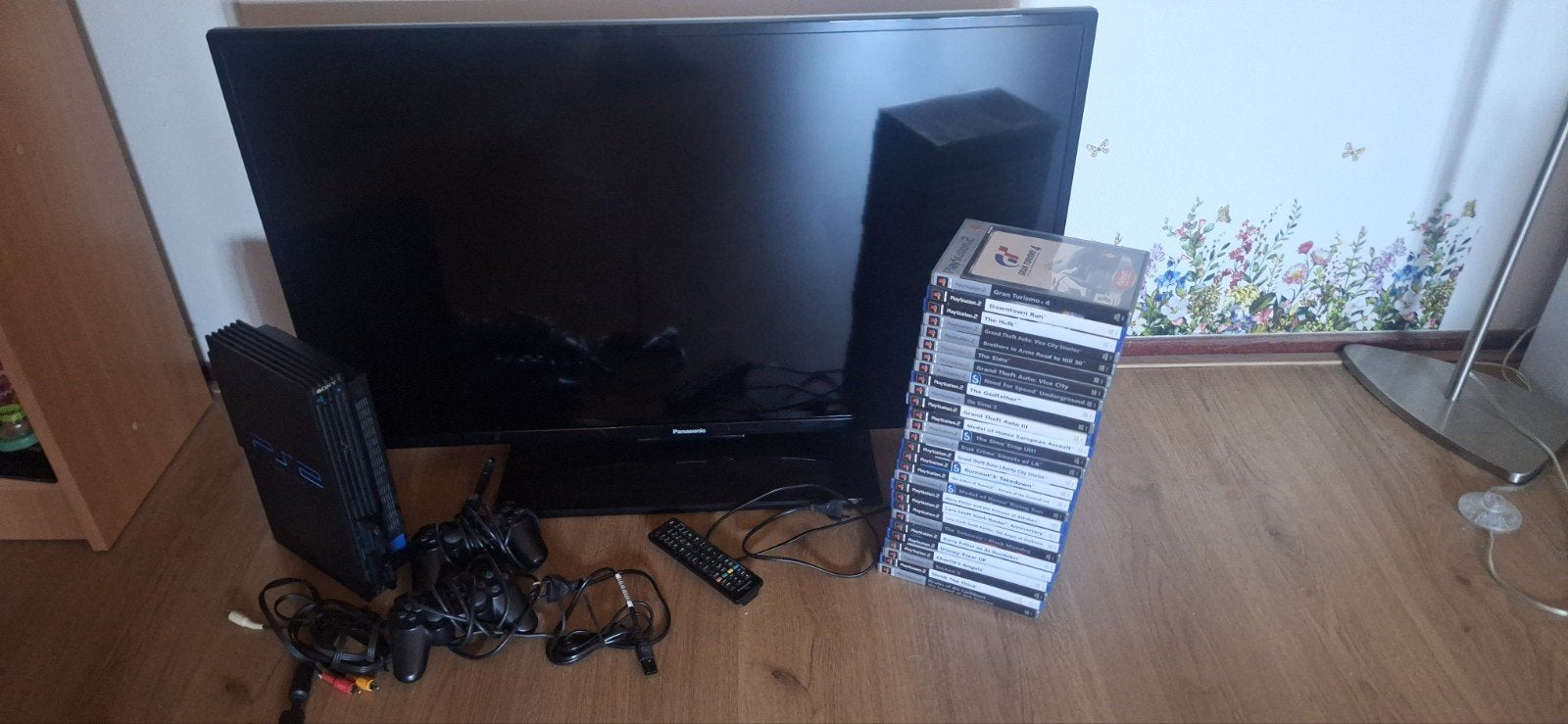 Panasonic 40inch + Playstation 2, Audio, Tv en Foto, Televisies, Ophalen, Gebruikt, Panasonic, 50 Hz