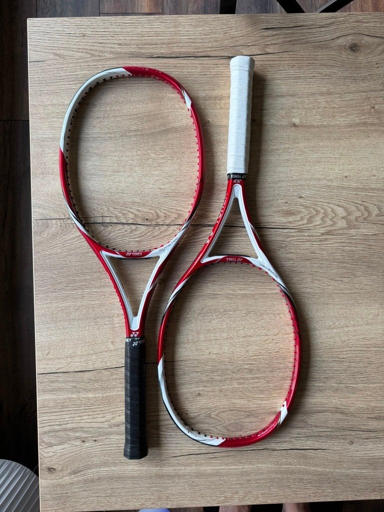 Yonex Vcore 95D 2x L4, Sport en Fitness, Gebruikt, L4, Racket, Ophalen
